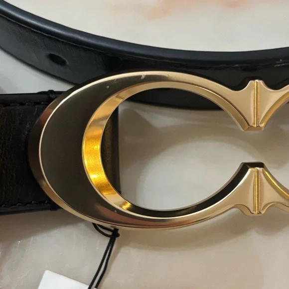 Coach Signature Buckle Belt Size S - Picture 7 of 8